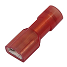 vollisolierte Flachsteckhülse <br><br><br> 0,5 - 1,5 mm² rot <br> 4,8 x 0,8 UL Style PA vollisolierte Flachsteckhülse <br><br><br> 0,5 - 1,5 mm² rot <br> 4,8 x 0,8 UL Style PA