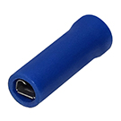 vollisolierte Flachsteckhülse <br><br><br> 1,5 - 2,5 mm² blau <br> 2, 8 x 0,8 UL Style <br> PVC