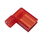 vollisolierte Winkelflachsteckhülse 6,3 x 0,8 rot <br> 0,5 - 1,0 mm² UL Style PA vollisolierte Winkelflachsteckhülse 6,3 x 0,8 rot <br> 0,5 - 1,0 mm² UL Style PA